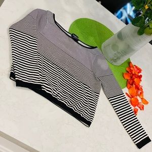 Bebe🥀🖤 long sleeve crop top‼️